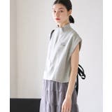 セットアップ対応/ロゴ刺繍ハーフジッププルオーバー | ROPE' PICNIC | 詳細画像4 