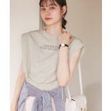 汗染み防止/バックスリットフレンチスリーブミニ裏毛プルオーバー | ROPE' PICNIC | 詳細画像1 