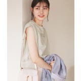 汗染み防止/バックスリットフレンチスリーブミニ裏毛プルオーバー | ROPE' PICNIC | 詳細画像16 