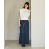 汗染み防止/バックスリットフレンチスリーブミニ裏毛プルオーバー | ROPE' PICNIC | 詳細画像19 