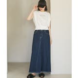 汗染み防止/バックスリットフレンチスリーブミニ裏毛プルオーバー | ROPE' PICNIC | 詳細画像21 