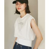 汗染み防止/バックスリットフレンチスリーブミニ裏毛プルオーバー | ROPE' PICNIC | 詳細画像22 