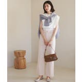 汗染み防止/バックスリットフレンチスリーブミニ裏毛プルオーバー | ROPE' PICNIC | 詳細画像25 