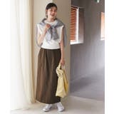 汗染み防止/バックスリットフレンチスリーブミニ裏毛プルオーバー | ROPE' PICNIC | 詳細画像28 