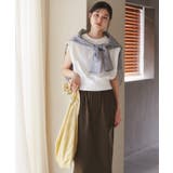 汗染み防止/バックスリットフレンチスリーブミニ裏毛プルオーバー | ROPE' PICNIC | 詳細画像29 