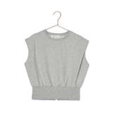 汗染み防止/バックスリットフレンチスリーブミニ裏毛プルオーバー | ROPE' PICNIC | 詳細画像42 