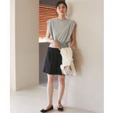 汗染み防止/バックスリットフレンチスリーブミニ裏毛プルオーバー | ROPE' PICNIC | 詳細画像9 