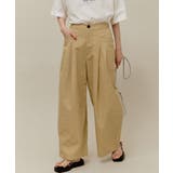 キャメル(25) | デザインポケットワイドパンツ | ROPE' PICNIC