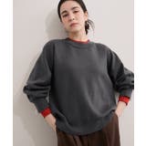 チャコール(06) | 《追加》レイヤード風スウェットライクニットプルオーバー | ROPE' PICNIC