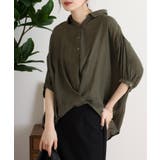 スラブタケノコタックブラウス | JungleJalopy | 詳細画像10 