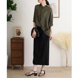 スラブタケノコタックブラウス | JungleJalopy | 詳細画像11 