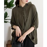 スラブタケノコタックブラウス | JungleJalopy | 詳細画像2 