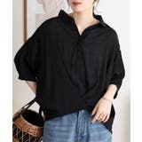 スラブタケノコタックブラウス | JungleJalopy | 詳細画像5 