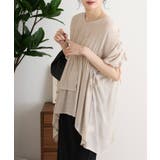 スラブドロストギャザーデザインブラウス | JungleJalopy | 詳細画像4