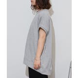 ラメ混裏毛デザインフレンチスリーブプルオーバートップス | JungleJalopy | 詳細画像17