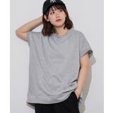 ラメ混裏毛デザインフレンチスリーブプルオーバートップス | JungleJalopy | 詳細画像2