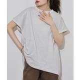 ラメ混裏毛デザインフレンチスリーブプルオーバートップス | JungleJalopy | 詳細画像5