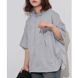 ラメ混裏毛デザインラウンドヘムオーバーサイズトップス | JungleJalopy | 詳細画像8