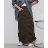 KHAKI | ツイルカーゴスカート レディース ボトムス | JungleJalopy