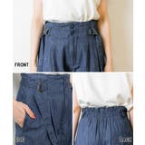 【M・L・LL・3L・4L】デニムハイウエスト裾ベンツワイドパンツ | JungleJalopy | 詳細画像23