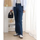 コットンデニムフレアパンツ レディース ボトムス | JungleJalopy | 詳細画像13 