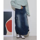 デニムカーゴスカート レディース スカート | JungleJalopy | 詳細画像6