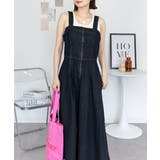 GRAY-DENIM | ジップアップ ジャンパースカート レディース | JungleJalopy