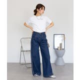 サイドフリンジワイドデニム デニムパンツ デニム | JungleJalopy | 詳細画像23 