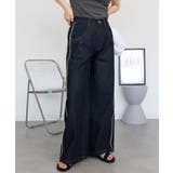 サイドフリンジワイドデニム デニムパンツ デニム | JungleJalopy | 詳細画像37 