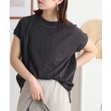 C-GRAY | クルーネックフレンチスリーブTシャツ モックネックTシャツ Tシャツ | JungleJalopy