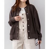 C-GRAY | コットンワッフルカーディガン 大きいサイズ レディース | JungleJalopy