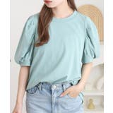 ラウンドネックパフスリーブ半袖Tシャツ レディース | JungleJalopy | 詳細画像20