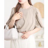 ラウンドネックパフスリーブ半袖Tシャツ レディース | JungleJalopy | 詳細画像23