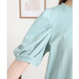 ラウンドネックパフスリーブ半袖Tシャツ レディース | JungleJalopy | 詳細画像30