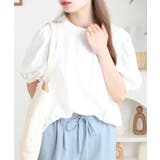 ラウンドネックパフスリーブ半袖Tシャツ レディース | JungleJalopy | 詳細画像7