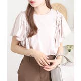 ショルダーフリルフレンチスリーブTシャツ レディース | JungleJalopy | 詳細画像24