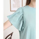 ショルダーフリルフレンチスリーブTシャツ レディース | JungleJalopy | 詳細画像31