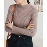 GRAY-BEIGE | ハイネックリブニットトップス | JungleJalopy