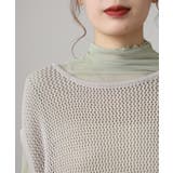 メッシュノースリーブニットトップス レディース 大きいサイズ | JungleJalopy | 詳細画像20