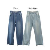 ヴィンテージ風ポケット加工セミワイドパンツ デニムパンツ レディース | JungleJalopy | 詳細画像5