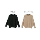 ハイネック配色ボリュームニット 大きいサイズ レディース | JungleJalopy | 詳細画像5