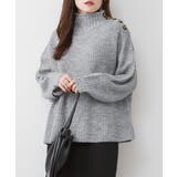 バルキーサイドボタンハイネックセーター 冬 レディース | JungleJalopy | 詳細画像11