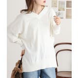 Vネックリブドルマンセーター | JungleJalopy | 詳細画像11 