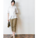 裾くしゅ美脚パンツ レディース 7分丈 | JungleJalopy | 詳細画像27