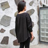 アシメトリー裾タックTシャツ ゆるっとオシャレなアシメトリー M | JungleJalopy | 詳細画像6
