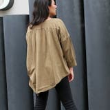 アシメトリー裾タックTシャツ ゆるっとオシャレなアシメトリー M | JungleJalopy | 詳細画像11