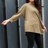 アシメトリー裾タックTシャツ ゆるっとオシャレなアシメトリー M | JungleJalopy | 詳細画像12