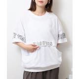 ポケット付きオーバーサイズシルエットロゴプリントTシャツ レディース | JungleJalopy | 詳細画像4
