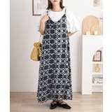 レーヨンキャミOP+小花柄天竺Tシャツアンサンブル レディース | JungleJalopy | 詳細画像3