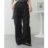 ツイルワイドカーゴパンツ レディース 大きいサイズ | JungleJalopy | 詳細画像3 